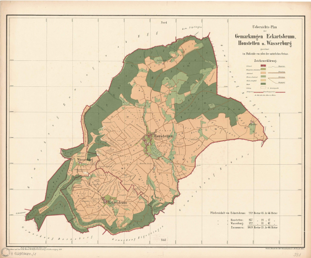 Ausführliche alte Karte von Hamburg, Deutschland, zeigt Straßen, Gebäude, Sehenswürdigkeiten und textuelle Informationen über die Stadt.