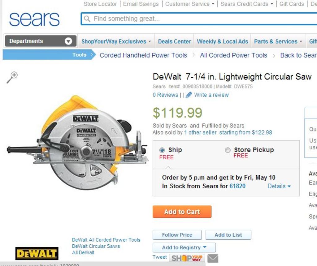 Eine Webseite mit Text und einem Bild einer Maschine.