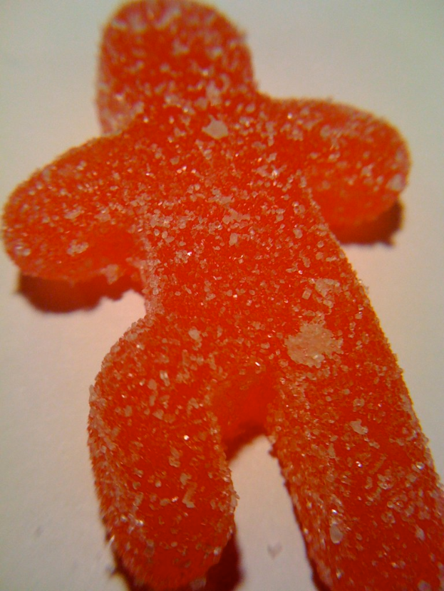 Ein Stückchen Zuckerwatte.